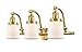 INNOVATIONS LIGHTING 515-3W-SG-G51-LED Small Bell 3 Light Bath Vanity Light