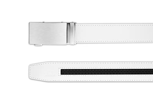 Image of MILORDE Men's Leather Ratchet Belt - 35mm - Customizable Fit