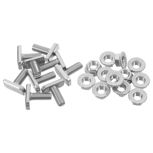 Valiclud Edelstahl T-Nut-Muttern-Set 20-teilig