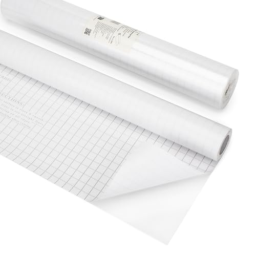 EXERZ Pellicola autoadesiva per libri 33 cm x 10 m, resistente all'acqua, copertina protettiva adesiva per quaderni, quaderni, creazione di etichette, solida e resistente