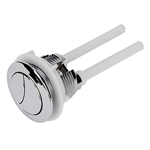 Chasse d'eau de rechange double croissant avec bouton de réservoir de toilette 48mm