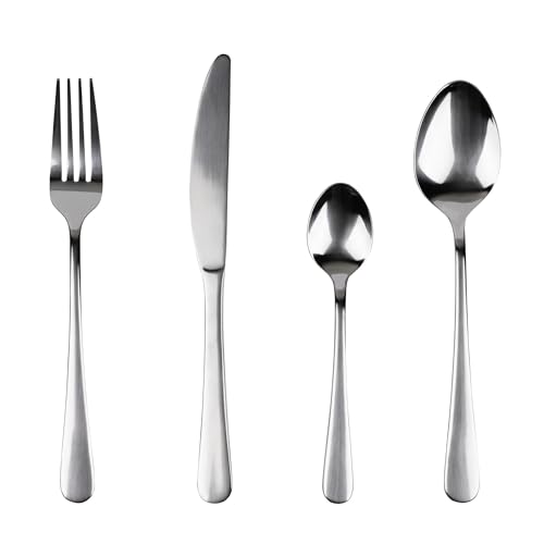 San Ignacio Set 24pc cuberteria acero inox reciclado brillo natur