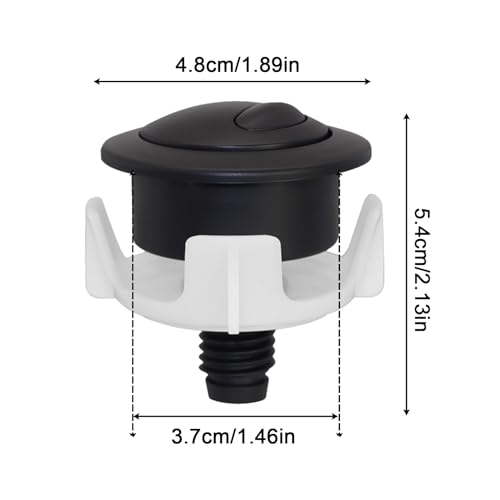 Bouton poussoir pour réservoir de chasse d'eau double rinçage moderne - 6