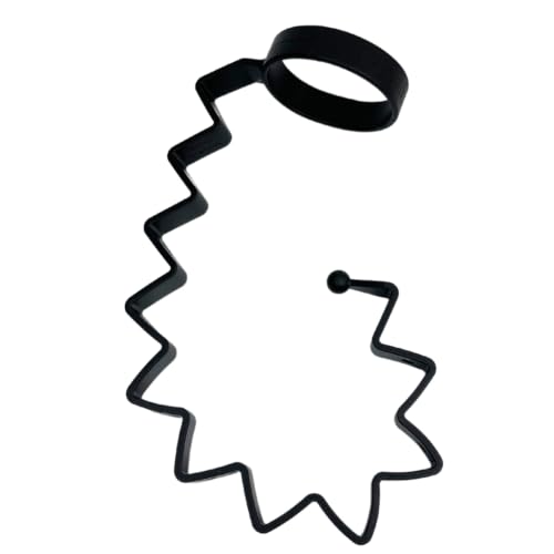Image of Busy Baby Bottle Bungee - Sippy Cup Strap - Keeps Bottles and Sippy Cups Off The Floor - Food Grade Silicone - Dishwasher Safe (Black)