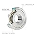 Skweawert 2Pcs 606ZZ Deep Groove Ball Bearings ID 6mm x OD 17mm x Width 6mm 606-2Z Double High Carbon Steel Seal Shielded Deep Groove Ball Bearings Miniature Bearing Industrial Bearing