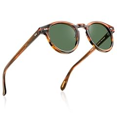 L02: Vintage Tortoise Frame + Green Lens