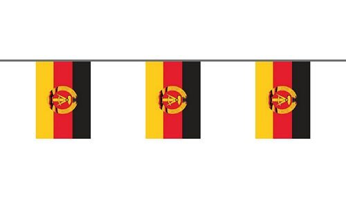 Fahnenkette DDR 6 m Fahne Flagge Flaggenkette