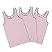 Produktbild Sweety 3er Set Unterhemden Mädchen aus Single Jersey Gr. 164 I Tank Top für Mädchen I Kinder Unterwäsche Mädchen I Mädchen Shirt mit Breiten Trägern & Einfassband I Rosa