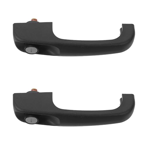 POPETPOP Poignée de Porte de Tricycle Électrique Lot de 2 en Plastique Noir Installation Facile Grip Confortable pour Porte de Cabine de Vélo Cargo