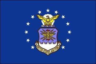 3x5 FT US Air Force Flag"Pole Sleeve" Pole Hem Style Nylon US Made