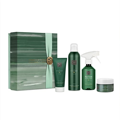 Image of RITUALS Gift Set from The Ritual of Jing - Shower Foam, Body Scrub, Body Cream & House Perfume - With Sacred Lotus & Jujube - Medium