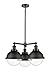 Innovations 207-BK-HFS-84-BK-LED LED Chandelier from Franklin Restoration Collection