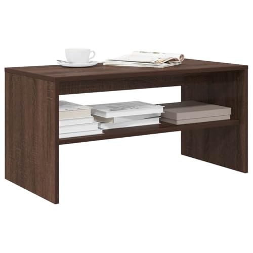 Mimdixy Armario para TV (80 x 40 x 40 cm, madera de roble), color marrón