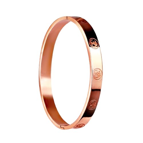 MEENAZ Bracelet for Men Stainless Steel Aum Om Kada for men Bracelets | Bracelet for Boys Gold,Kada | Waterproof, Anti-tarnish Bracelet golden, Rust-free, Skin friendly | 8 mm Bracelets for Men (B0D266V6TW) Amazon Price History, Amazon Price Tracker