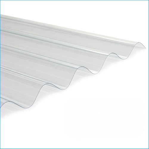 Industrial-Direct 20 Pack 72' L x 21' W Polycarbonate Roofing Pan...