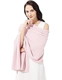 RYYOYY Soft Cashmere Blend Wrap Chic Pashmina Scarf Stole for Women Wayfarer Travel Extra Large 87'x28' Sakura