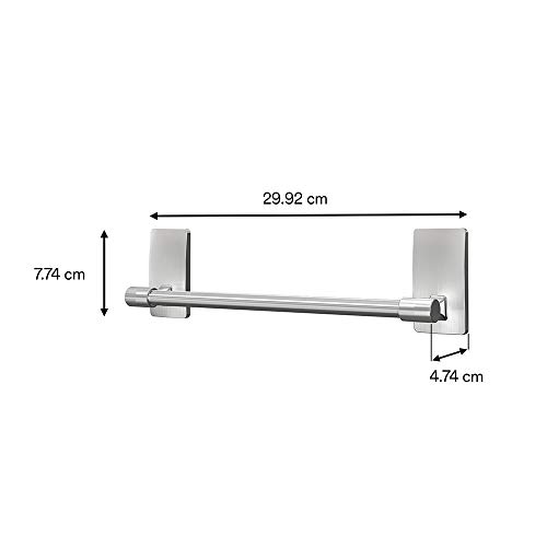 Command Hand Towel Bar, Satin Nickel, 1-Towel Bar (BATH41-SN-ES), Organize your dorm