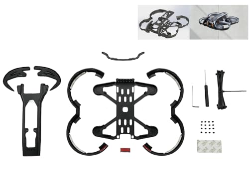 Image of Complete Protection Kit for DJI Avata2 - 360 Anti-Knock & Anti-Scratch, Bumper Ring, Gimbal Bumper, Chassis, Top Cover, and Essential Tools (Screws & Zip Ties Included) (orange)