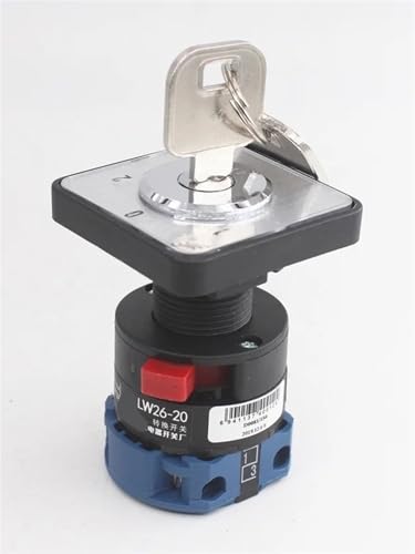 Interruptor de cámara LW26-20/1S4 de 20A con llave de seguridad de 1 pieza 3