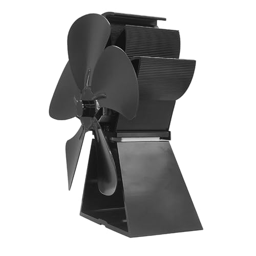 Ventilateur de poêle à bois éco-énergétique 5 pales distribution de chaleur