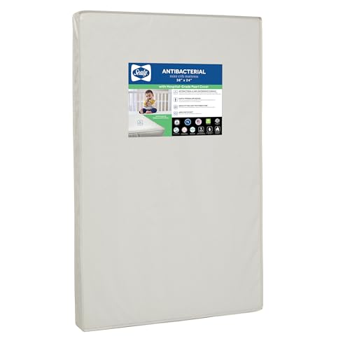 Sealy Baby Waterproof Mini Crib Mattress 38x24