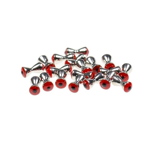 Set 30 piezas ojos peces mancuernas 3D realistas 3.2-4.8mm miniatura 4