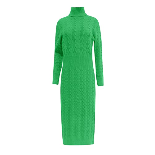 Robe pull hiver pour femme en maille chaude collection automne - 4