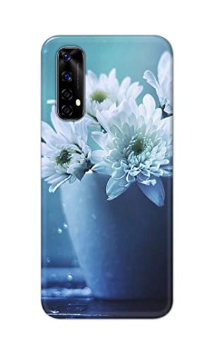 Image of PRINTFIDAA Flowers in The Glass On The Table Printed Designer Hard Back Case Cover for Realme Narzo 20 Pro /Realme 7 -(TY) MVN1002