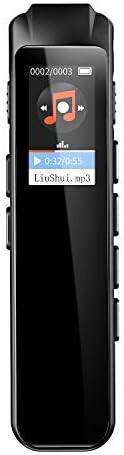 Digital Voice Recorder, 8GB USB Dictaphone with Mp3 Player, Small and Portable Audio Recorder with HD Recording, Audio Voice Activate Recorder for Lectures Meetings