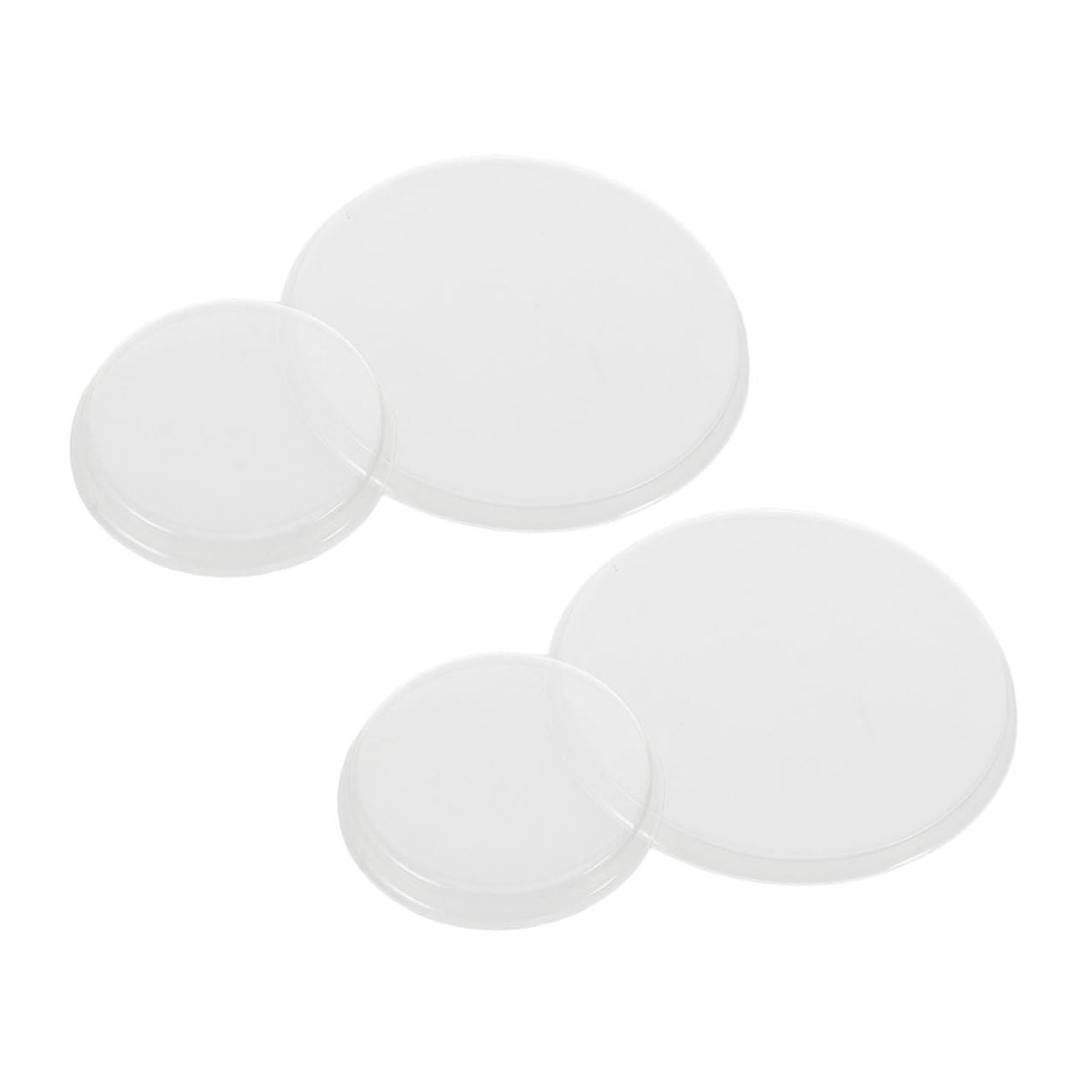 4pcs Suspended Plastic Stethoscope Diaphragm Replacement Parts for Adult and Pediatric Use, Multifunctional Stethoscope Accessories Repair Kit for Diagnostics