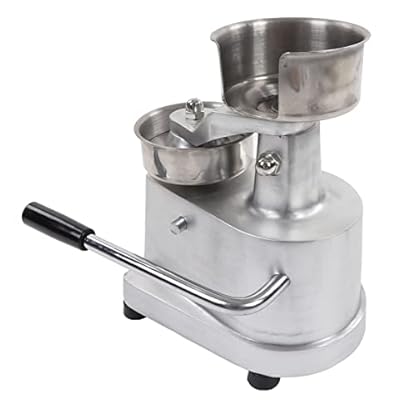 Gusseisen Panini, Hamburger Patty Manuelle Maschine Burgerpresse Fleischmaschine Formmaschine mit 500 fettdichten Papieren (Farbe: Durchmesser 150 mm) – Bild 8