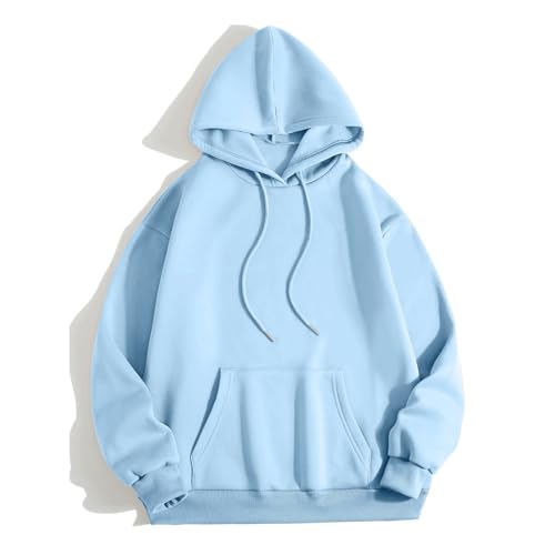 Sweat à capuche femme épais et ample en molleton doux A92 - 5