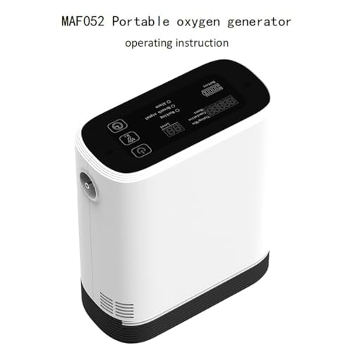Gerador de oxigênio pulsado leve MAF052 com bateria de 5000mAh, máquina de oxigênio AC 100~240 V 75