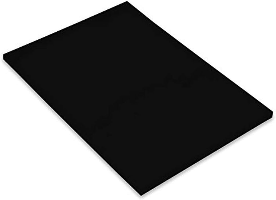 Iris Vivaldi A4 120 GSM Smooth Colour Paper - Black (Pack of 100 Sheets)