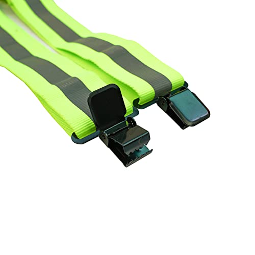 Image of MELOTOUGH Men's Suspender 2 inch Wide Partial Elastic Strap for Jeans Pants