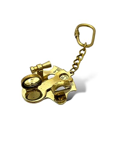 Image of Metal Vintage Bike Keychain Gold for Bag, Chhalla, Home, Backpack - Antique and Unique Design, Pack of 1
