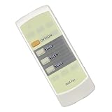 Tool-Free Battery Remote for Ceiling Fan F-mu44r F-409mh Fast Installation Long Life Wall Fan Control Replacement Button Controller