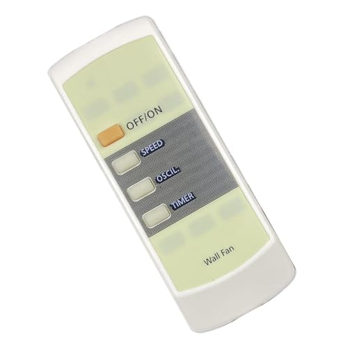 Tool-Free Battery Remote for Ceiling Fan F-mu44r F-409mh Fast Installation Long Life Wall Fan Control Replacement Button Controller