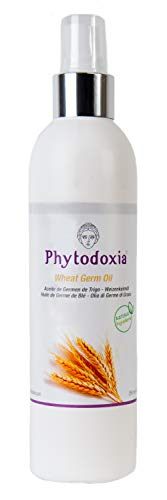 Aceite de Germen de Trigo 250 ml | Serum Cosmético para la Cara, Cuerpo y Cabello | Rico en Vitamina E | Hidrata, Nutre, Protege y Regenera | Aceite cosmético para Masaje 100% Puro y Natural