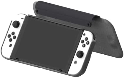 Human Things GENKI Force Field OLED - Dual Magnetic Flip Case for Switch OLED, Protective Vegan Leather Exterior with Built-in Ergonomic Grips