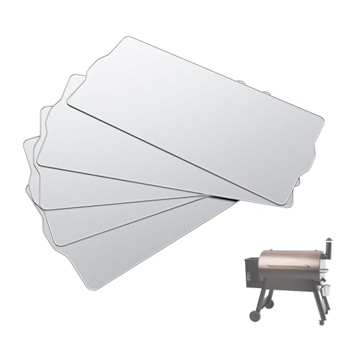 AJinTeby 5 Pack Drip Tray Liners for Traeger Pro 34 Timberline 1300 Texas Elite 34 Eastwood 34 BAC410 Drip Tray Liners 32.5x 15.75 Heat-Resistant Grease Proof Grill Accessory