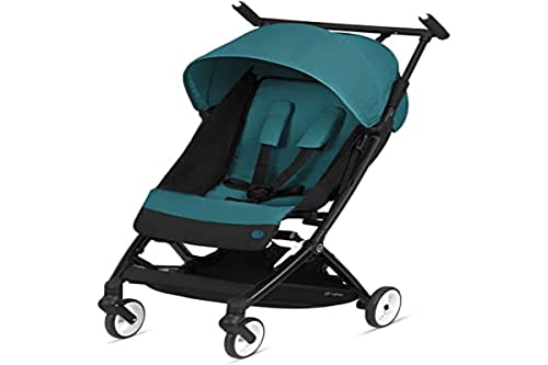 CYBEX Libelle Stroller, Ultra-Lightweight Stroller, Small Fold Stroller, Hand Luggage Compliant, Compact Stroller, Fits CYBEX Car Seats (Sold Separately), Infants 6 Months+, River Blue CYBEX Libelle Stroller, Ultra-Lightweight Stroller, Small Fold Stroller, Hand Luggage Compliant, Compact Stroller, Fits CYBEX Car Seats (Sold Separately), Infants 6 Months+, River Blue