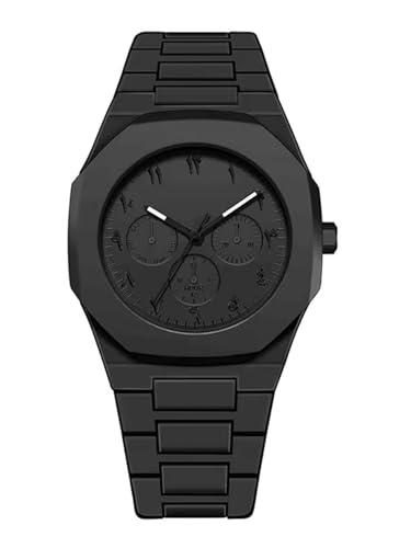 Opiniones y reviews de Reloj Marc Jacob , tabla con los diez mejores. 44 Reloj cronógrafo negro mate, correa de acero inoxidable, caja octogonal, tres subesferas, diseño moderno