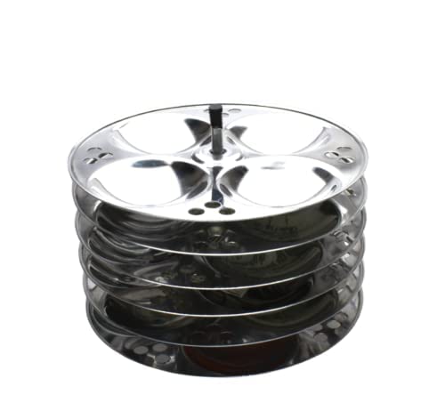 MACHINE À IDLI en aluminium noir pour vos brunchs et repas indiens - 6