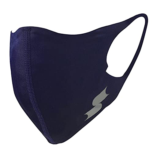 SSK(エスエスケイ)野球 一般用 SCβスポーツマスク SCBEMA4 ネイビー×シルバー (7095)