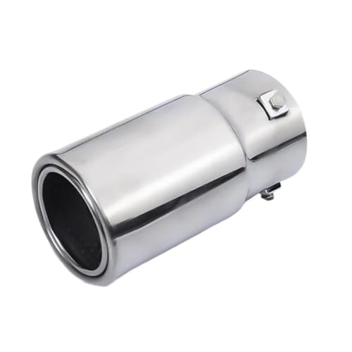 Spare Parts Car Stainless Steel Tail Exhaust Muffler End Tip Pipe For Toyota Prado Land Cruiser 150 FJ150 FJ 150 2700 2010-2017 Year(Silver)