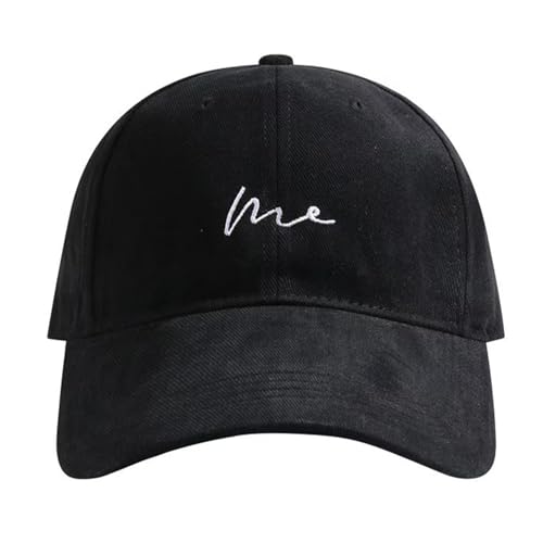 Image of QUALTRIXIAN Baseball Cap for Women Unisex Adjustable Classic Dad Hat Cotton Vintage Ladies Summer Sun Caps Outdoor Sports Hat for Golf Running Black