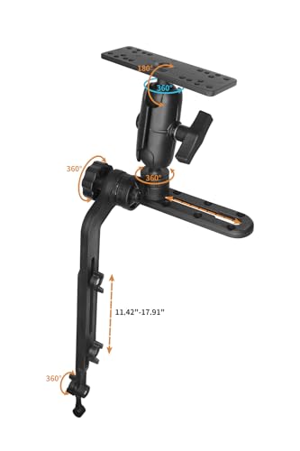 Strg Suporte para localizador de peixes para caiaque, suporte universal para localizador de peixes,