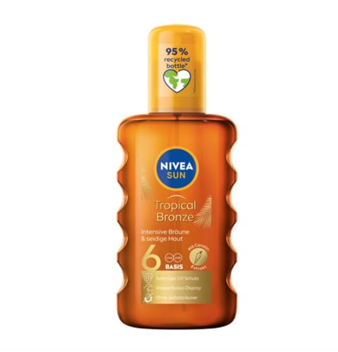 Nivea Sun Carotene Oil Spf6 Lot de 2 sprays à l'huile de carotène 200 ml
