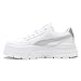 PUMA Womens Mayze Stack Platform Lace Up Sneakers Shoes Casual - White - Size 10 M
